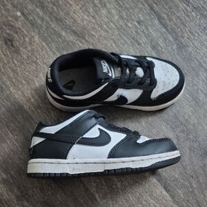 Nike Kids Black and White Sneakers